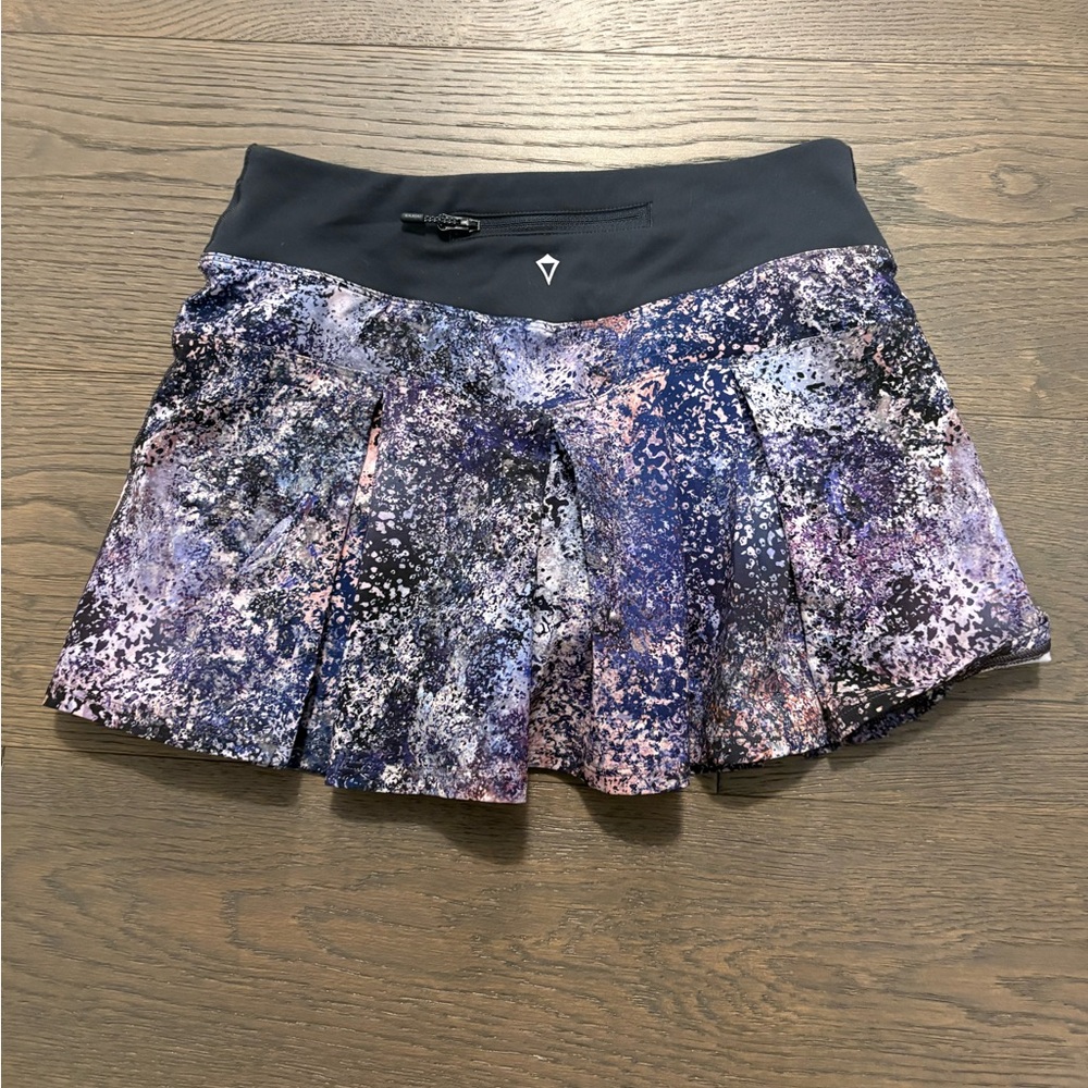 Ivivva by Lululemon girls skirt with built in shorts 12 new